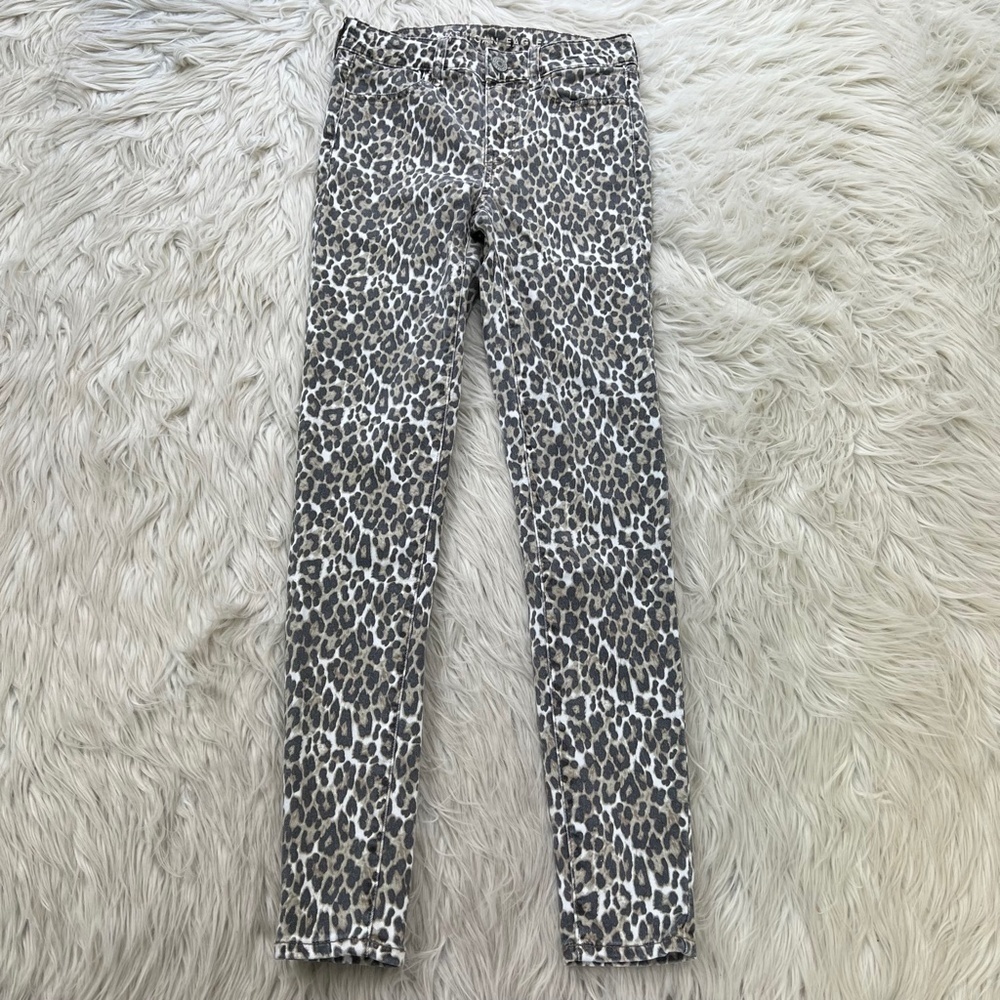 American Eagle Outfitters Leopard Print Hi-Rise Jeggings